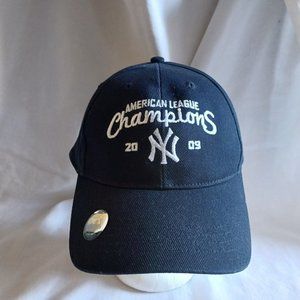 New York NY Yankees Cap Hat American League Champions 2009 Adjustable